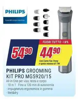 Trony PHILIPS GROOMING KIT PRO MG5920/15 offerta