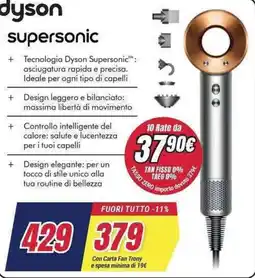 Trony dyson supersonic offerta