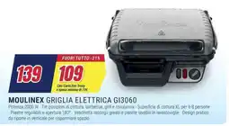 Trony MOULINEX GRIGLIA ELETTRICA G13060 offerta