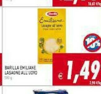 Supermercati Agorà Pasta all'uovo offerta