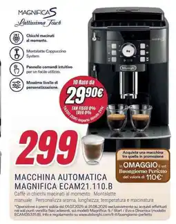 Trony DeLonghi MACCHINA AUTOMATICA MAGNIFICA ECAM21.110.B offerta