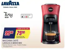 Trony Macchina caffè lavazza a modo mio offerta