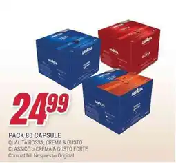 Trony Lavazza pack 80 capsule offerta