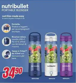 Trony nutribullet PORTABLE BLENDER offerta