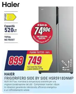 Trony HAIER FRIGORIFERO SIDE BY SIDE HSR5918DNMP offerta