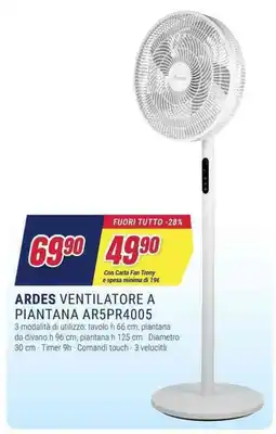 Trony ARDES VENTILATORE A PIANTANA AR5PR4005 offerta