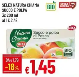 Galassia SELEX natura chiama succo e polpa offerta