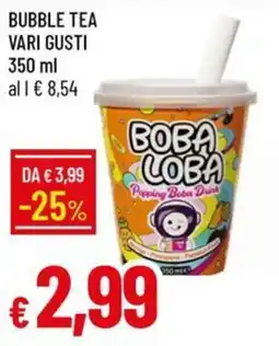 Galassia Bubble tea vari gusti offerta