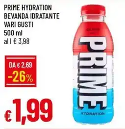 Galassia Prime hydration bevanda idratante vari gusti offerta