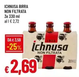 Galassia Ichnusa birra non filtrata offerta