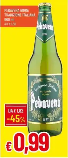 Galassia Pedavena birra tradizione italiana offerta