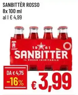Galassia Sanbitter rosso offerta