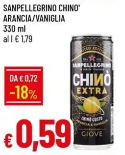 Galassia Sanpellegrino chino' arancia/vaniglia offerta