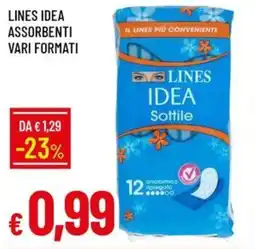 Galassia Lines idea assorbenti vari formati offerta