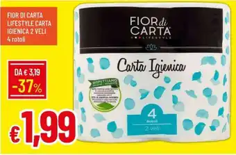 Galassia Fior di carta lifestyle carta igienica 2 veli offerta