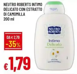 Galassia Neutro roberts intimo delicato con estratto di camomilla offerta