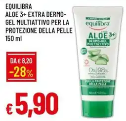 Galassia Equilibra aloe 3+ extra dermo-gel multiattivo per la protezione della pelle offerta