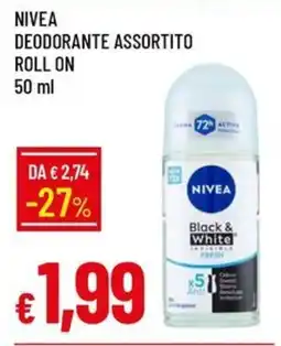 Galassia Nivea deodorante assortito roll on offerta