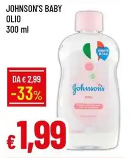 Galassia Johnson's baby olio offerta