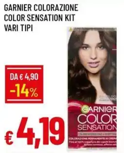 Galassia Garnier colorazione color sensation kit vari tipi offerta