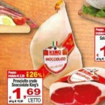 CTS Supermercati Prosciutto crudo offerta