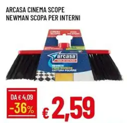 Galassia ARCASA Cinema scope newman scopa per interni offerta