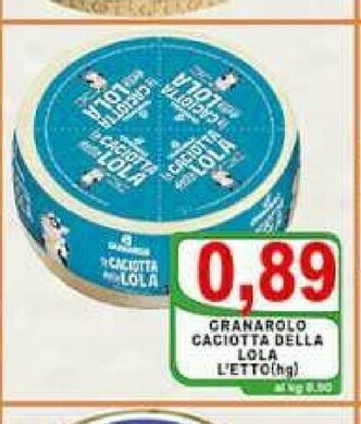 Top Supermercati Caciotta offerta