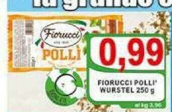 Top Supermercati Wurstel di pollo offerta