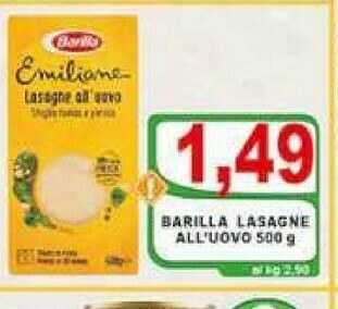 Top Supermercati Pasta all'uovo offerta