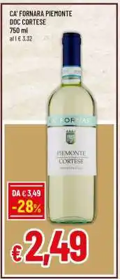 Famila CA' FORNARA PIEMONTE DOC CORTESE offerta