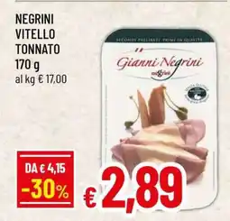 Famila NEGRINI VITELLO TONNATO offerta