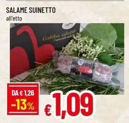 Famila SALAME SUINETTO offerta