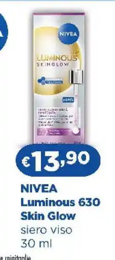 Acqua & Sapone NIVEA Luminous 630 Skin Glow offerta