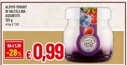 Famila ALPIYÒ YOGURT DI VALTELLINA ASSORTITI offerta