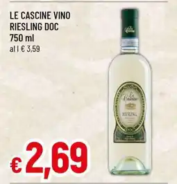 Famila LE CASCINE VINO RIESLING DOC offerta