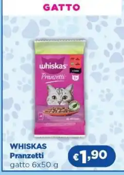 Acqua & Sapone Whiskas Pranzetti offerta