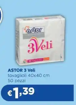 Acqua & Sapone ASTOR 3 Veli offerta