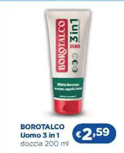 Acqua & Sapone BOROTALCO Uomo 3 in 1 offerta