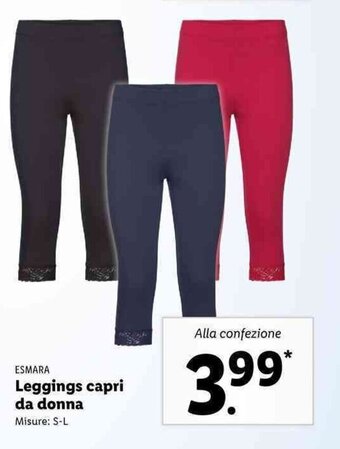Esmara Leggings capri da donna S-L