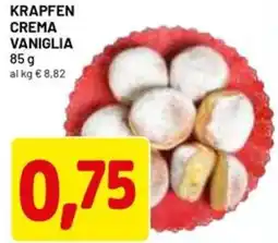 DPiù Krapfen crema vaniglia offerta