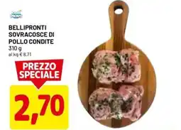 DPiù Bellipronti sovracosce di pollo condite offerta