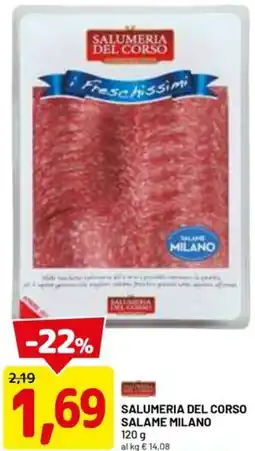 DPiù Salumeria del corso salame milano offerta