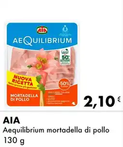Iper Tosano ΑΙΑ Aequilibrium mortadella di pollo offerta