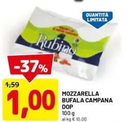 DPiù Mozzarella bufala campana dop offerta