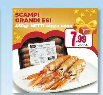 Eurosurgelati Scampi offerta