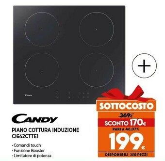 Expert Ci642ctt/e1 nero da incasso 59 cm piano cottura a induzione 4 fornello(i) offerta