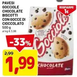 Pavesi gocciole chocolate biscotti con gocce di cioccolato