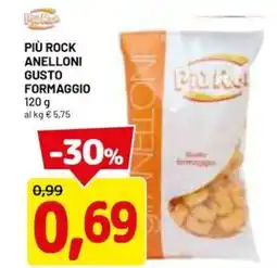 DPiù Più rock anelloni gusto formaggio offerta