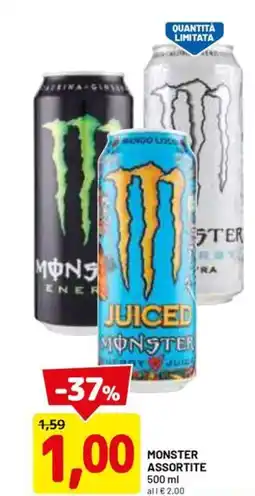 DPiù Monster assortite offerta