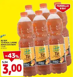 DPiù Be-bop tè pesca / limone senza zucchero offerta